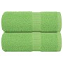 Toallas de mano FROGN 2 uds verde manzana 30x30 cm 360 g/m² en Toallas | Comprar online en Foru.es