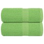Toallas de invitados FROGN 2 uds verde manzana 30x50 cm 360 g/m² en Toallas | Comprar online en Foru.es