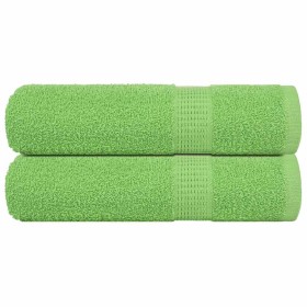 Toallas de mano FROGN 2 uds verde manzana 50x100 cm 360 g/m² en Toallas | Comprar online en Foru.es