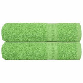 Toallas de mano FROGN 2 uds verde manzana 50x100 cm 360 g/m² en Toallas | Comprar online en Foru.es