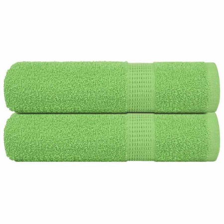 Toallas de mano FROGN 2 uds verde manzana 50x100 cm 360 g/m² en Toallas | Comprar online en Foru.es