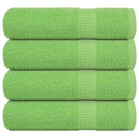 Toallas de mano FROGN 4 uds verde manzana 50x100 cm 360 g/m² en Toallas | Comprar online en Foru.es