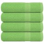 Toallas de mano FROGN 4 uds verde manzana 50x100 cm 360 g/m² en Toallas | Comprar online en Foru.es