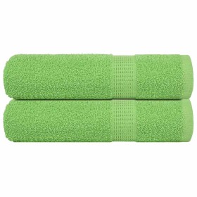 Toallas de ducha FROGN 2 uds verde manzana 70x140 cm 360 g/m² en Toallas | Comprar online en Foru.es