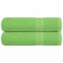 Toallas de ducha FROGN 2 uds verde manzana 70x140 cm 360 g/m² en Toallas | Comprar online en Foru.es