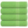 Toallas de ducha FROGN 4 uds verde manzana 70x140 cm 360 g/m² en Toallas | Comprar online en Foru.es