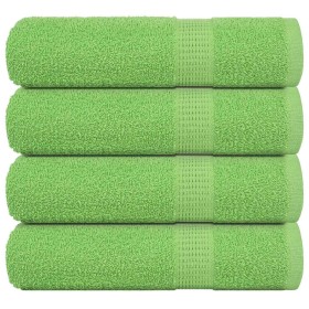 Toallas de ducha FROGN 4 uds verde manzana 70x140 cm 360 g/m² en Toallas | Comprar online en Foru.es