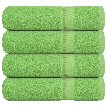 Toallas de ducha FROGN 4 uds verde manzana 70x140 cm 360 g/m² en Toallas | Comprar online en Foru.es