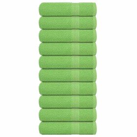 Toallas de ducha FROGN 10 uds verde manzana 70x140 cm 360 g/m² en Toallas | Comprar online en Foru.es