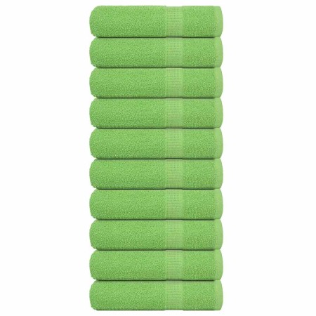 Toallas de ducha FROGN 10 uds verde manzana 70x140 cm 360 g/m² en Toallas | Comprar online en Foru.es