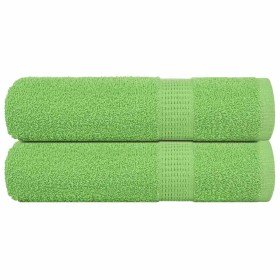 Toallas de baño FROGN 2 uds verde manzana 100x150 cm 360 g/m² en Toallas | Comprar online en Foru.es