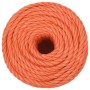 Cuerda de trabajo polipropileno naranja 14 mm 50 m de vidaXL, Sogas y cuerdas metálicas - Ref: Foro24-152944, Precio: 32,25 €...