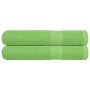 Toallas de sauna FROGN 2 uds verde manzana 80x200 cm 360 g/m² en Toallas | Comprar online en Foru.es