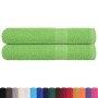 Toallas de sauna FROGN 2 uds verde manzana 80x200 cm 360 g/m² en Toallas | Comprar online en Foru.es