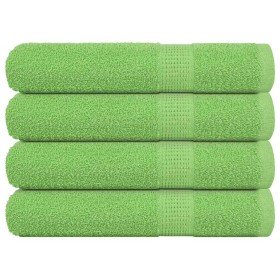 Toallas de sauna FROGN 4 uds verde manzana 80x200 cm 360 g/m² en Toallas | Comprar online en Foru.es