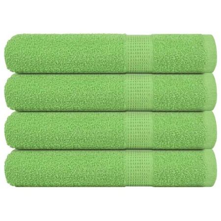 Toallas de sauna FROGN 4 uds verde manzana 80x200 cm 360 g/m² en Toallas | Comprar online en Foru.es