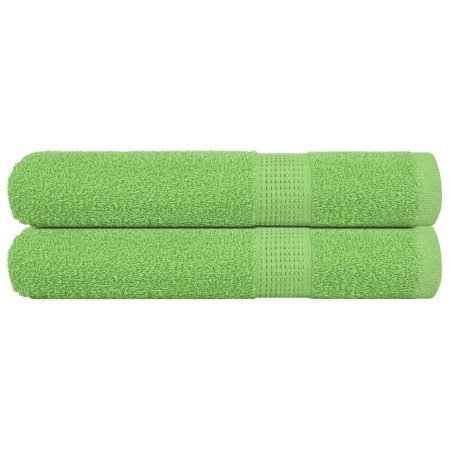 Toallas FROGN 2 uds verde manzana 100x200 cm 360 g/m² en Toallas | Comprar online en Foru.es