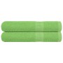 Toallas FROGN 2 uds verde manzana 100x200 cm 360 g/m² en Toallas | Comprar online en Foru.es