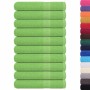 Toallas FROGN 10 uds verde manzana 100x200 cm 360 g/m² en Toallas | Comprar online en Foru.es