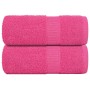 Toallas de mano FROGN 2 uds rosa 30x30 cm 360 g/m² en Toallas | Comprar online en Foru.es
