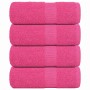 Toallas de baño FROGN 4 uds rosa 30x30 cm 360 g/m² en Toallas | Comprar online en Foru.es
