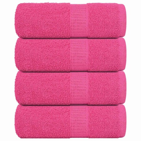 Toallas de baño FROGN 4 uds rosa 30x30 cm 360 g/m² en Toallas | Comprar online en Foru.es