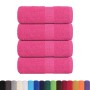 Toallas de baño FROGN 4 uds rosa 30x30 cm 360 g/m² en Toallas | Comprar online en Foru.es