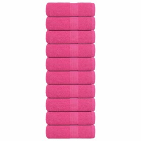 Toallas de baño FROGN 10 uds rosa 30x30 cm 360 g/m² en Toallas | Comprar online en Foru.es