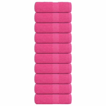 Toallas de baño FROGN 10 uds rosa 30x30 cm 360 g/m² en Toallas | Comprar online en Foru.es