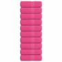 Toallas de baño FROGN 10 uds rosa 30x30 cm 360 g/m² en Toallas | Comprar online en Foru.es