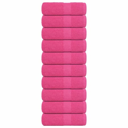 Toallas de invitados FROGN 10 uds rosa 30x50 cm 360 g/m² en Toallas | Comprar online en Foru.es
