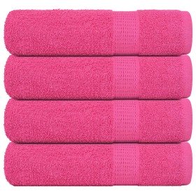Toallas de mano FROGN 4 uds rosa 50x100 cm 360 g/m² en Toallas | Comprar online en Foru.es