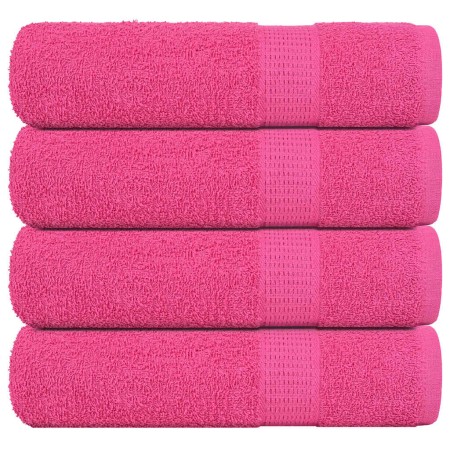 Toallas de mano FROGN 4 uds rosa 50x100 cm 360 g/m² en Toallas | Comprar online en Foru.es