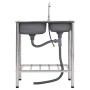 Fregadero de camping doble seno y grifo acero inoxidable de vidaXL, Fregaderos - Ref: Foro24-151211, Precio: 198,69 €, Descue...