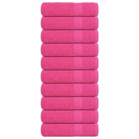 Toallas de mano FROGN 10 uds rosa 50x100 cm 360 g/m² en Toallas | Comprar online en Foru.es