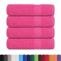 Toallas de ducha FROGN 4 uds rosa 70x140 cm 360 g/m² en Toallas | Comprar online en Foru.es