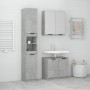 Set de muebles baño 3 pzas madera contrachapada gris hormigón de vidaXL, Muebles de baño - Ref: Foro24-3115879, Precio: 215,8...
