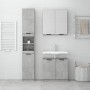 Set de muebles baño 3 pzas madera contrachapada gris hormigón de vidaXL, Muebles de baño - Ref: Foro24-3115879, Precio: 215,8...