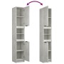 Set de muebles baño 3 pzas madera contrachapada gris hormigón de vidaXL, Muebles de baño - Ref: Foro24-3115879, Precio: 215,8...