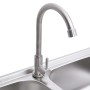 Fregadero de camping doble seno y grifo acero inoxidable de vidaXL, Fregaderos - Ref: Foro24-151211, Precio: 198,69 €, Descue...