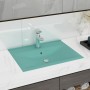 Lavabo de lujo con grifo cerámica 60x46 cm verde claro de vidaXL, Lavabos - Ref: Foro24-147024, Precio: 115,23 €, Descuento: %
