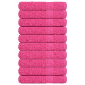 Toallas FROGN 10 uds rosa 100x200 cm 360 g/m² en Toallas | Comprar online en Foru.es