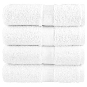 Toallas de baño premium SOLUND, 4 uds, blancas, 30 x 30 cm, 600 g/m² en Toallas | Comprar online en Foru.es
