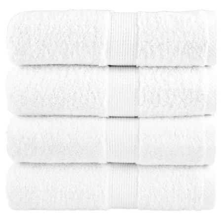 Toallas de baño premium SOLUND, 4 uds, blancas, 30 x 30 cm, 600 g/m² en Toallas | Comprar online en Foru.es