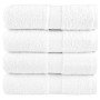 Toallas de baño premium SOLUND, 4 uds, blancas, 30 x 30 cm, 600 g/m² en Toallas | Comprar online en Foru.es
