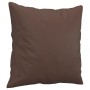 Cojines decorativos 2 uds cuero sintético marrón 40x40 cm de vidaXL, Cojines - Ref: Foro24-349481, Precio: 20,85 €, Descuento: %