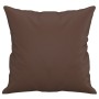 Cojines decorativos 2 uds cuero sintético marrón 40x40 cm de vidaXL, Cojines - Ref: Foro24-349481, Precio: 20,85 €, Descuento: %
