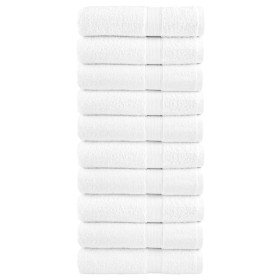 Toallas de mano SOLUND 10 uds blanco 50x100 cm 600 gsm en Toallas | Comprar online en Foru.es