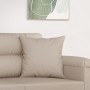 Cojines decorativos 2 uds tela microfibra crema 40x40 cm de vidaXL, Cojines - Ref: Foro24-349499, Precio: 23,63 €, Descuento: %