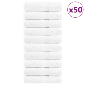 Toallas de mano SOLUND 50 uds blanco 50x100 cm 600 gsm en Toallas | Comprar online en Foru.es